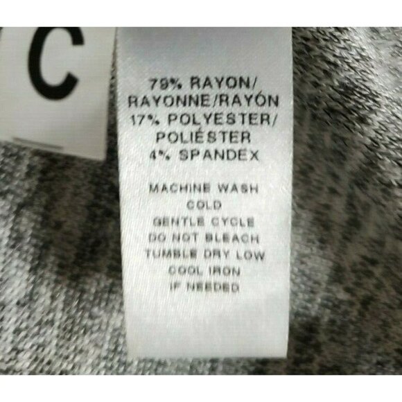 LOFT Lou & Grey Wrap Jersey Dress S Heather Gray Casual Sporty - Picture 7 of 7